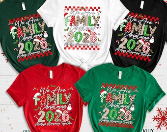 We Are Family Christmas Shirt 2026, Matching Family Christmas Shirts, Christmas Group Tee, Making Memories Together Xmas Shirt