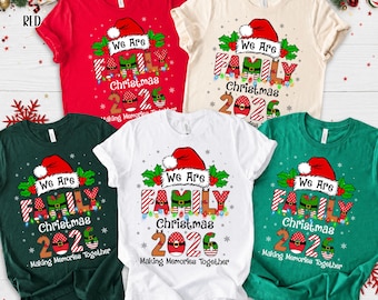 Family Christmas Shirts 2026, Matching Christmas Shirts for Family, We Are Family Making Memories Together Tee, Cute Xmas Group Shirt