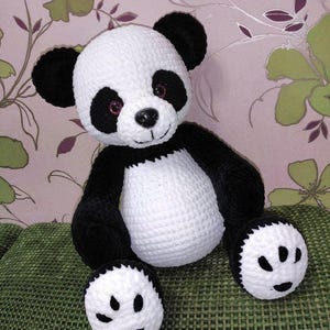 Crochet Panda Pattern – Cute Amigurumi Toy PDF Tutorial,Panda Crochet Pattern – DIY Soft Plushie Toy PDF