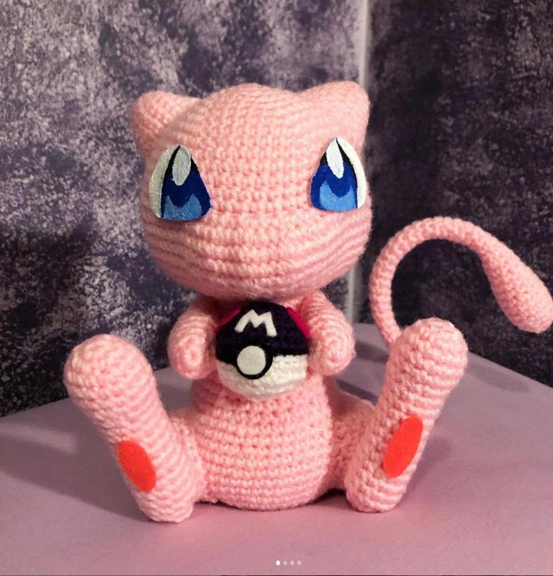 Crochet Mew Pattern Kawaii Amigurumi Pok mon Toy mew Amigurumi 