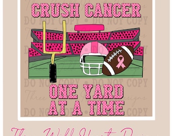 Fußball Brustkrebs Bewusstsein PNG: Pink Ribbon Sublimationsdesign (Digitaler Download)