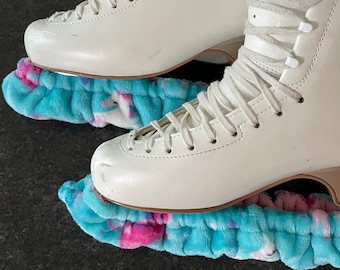 Ice Skate Soakers Unicorn Figure Skate Blade Protector Pink Turquoise