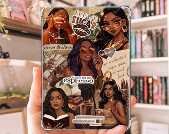 Black Girl Kindle Insert, Printable Bookish Romance Trendy Kindle/Kobo Case (Digital Download 2026)