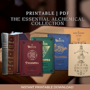 Hermetic Alchemy PDF Bundle | Rare Occult Philosophy Texts | Instant Download | The Hermetic Arcanum, Alchemical Essays, Secret Teachings