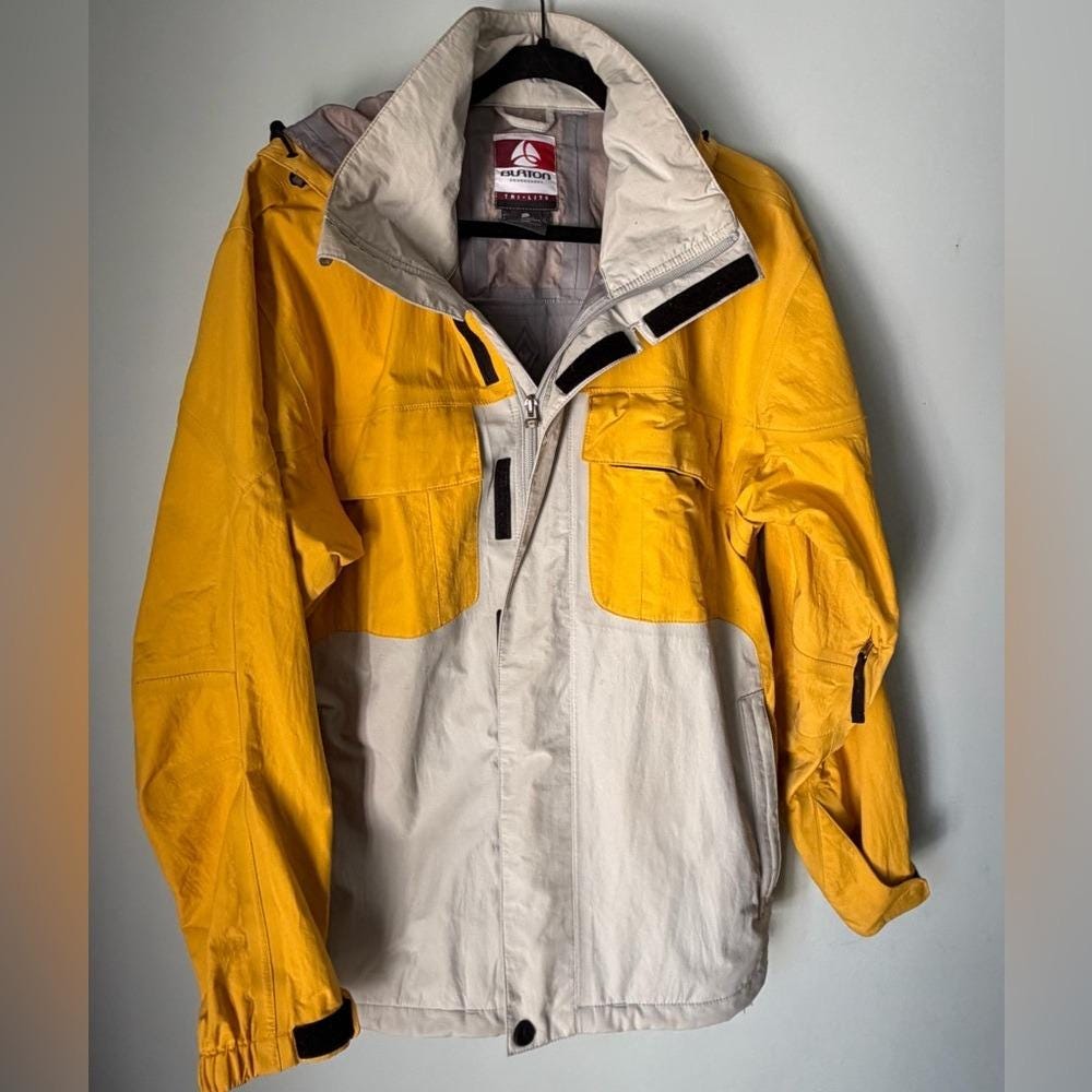 Vintage Snowboard Jacket Burton - Etsy Vintage Snowboard Jacket Burton - Etsy