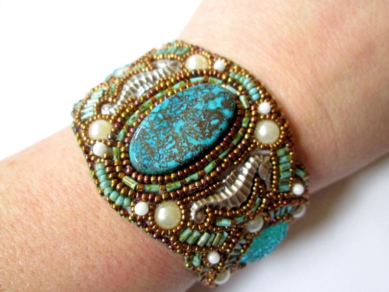 KIT DIY Bead Embroidery Bracelet KIT limited Edition Etsy UK