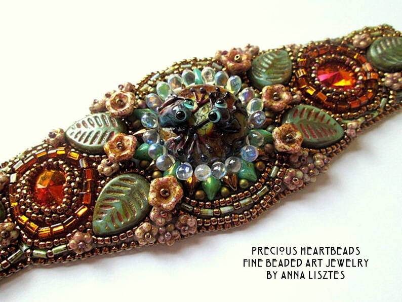 Tutorial Beading Pattern Bead Embroidery Bracelet Etsy