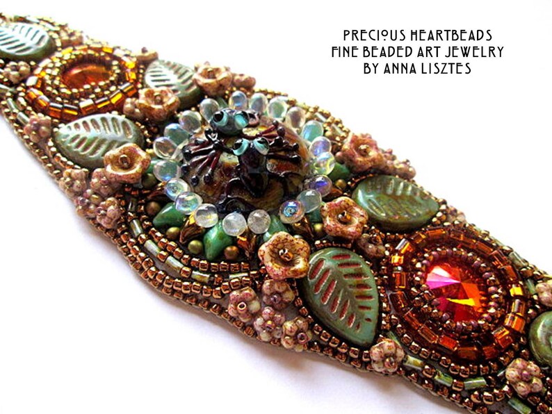 Tutorial Beading Pattern Bead Embroidery Bracelet Etsy