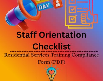 Checklist voor de oriëntatie van het personeel van DSPlife™ | Nalevingsformulier training woonservice (pdf)