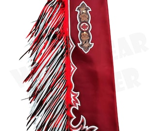 Hand-Tooled Leather Rodeo Chaps | Custom Western Chaps | Fringe Bull Riding Gear.