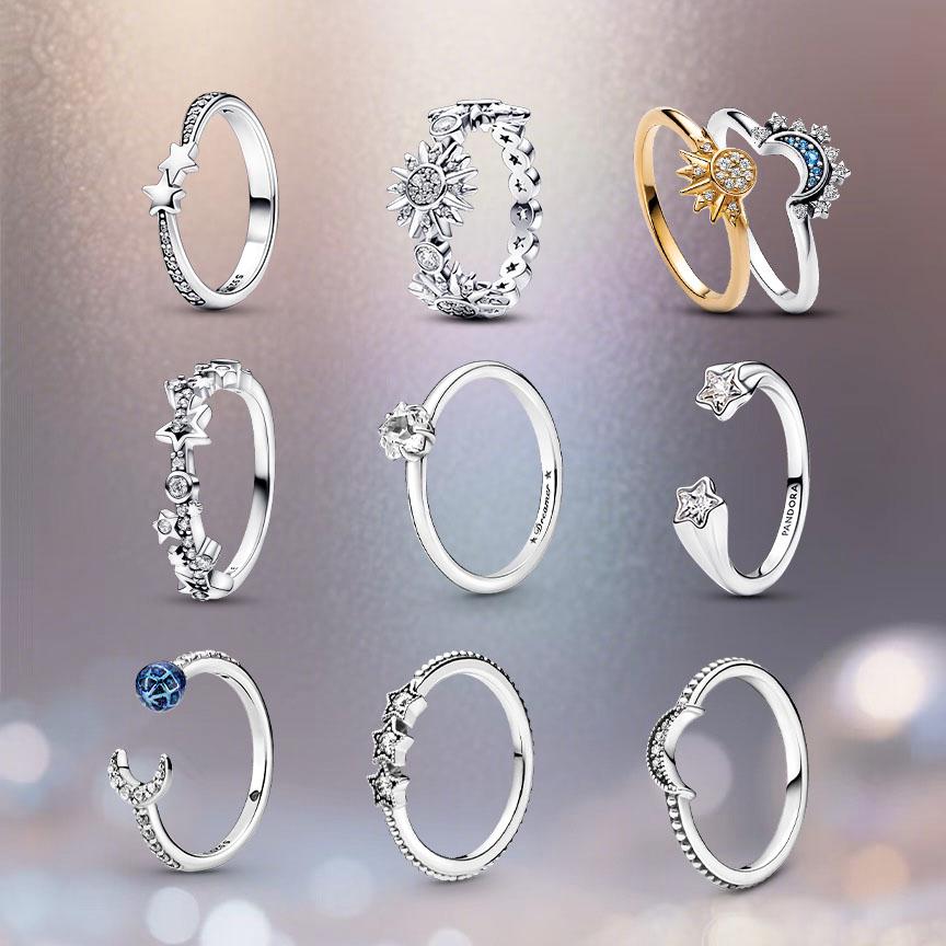 Pandora Sun Moon Ring