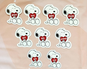 K-Pop Snoopy Stickers