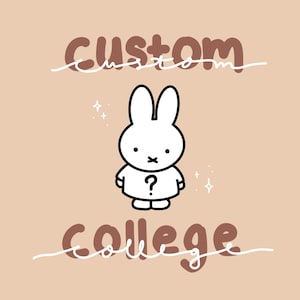 Aangepaste Nijntje-stickers voor college