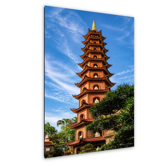 Tran Quoc Pagoda Hanoi Vietnam Print – Fine Art Travel Photography, Buddhist Temple Wall Art