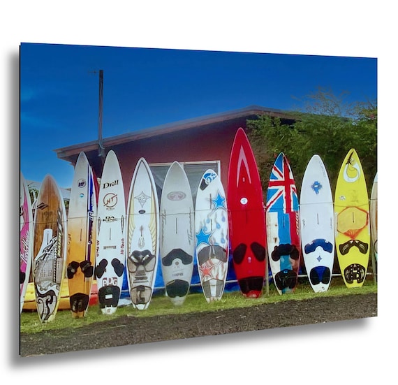 North Shore Maui Colors of Surf Town Photography Print