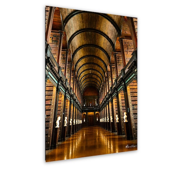 The Long Room of Trinity College – Dublin Ireland Library Photography Print