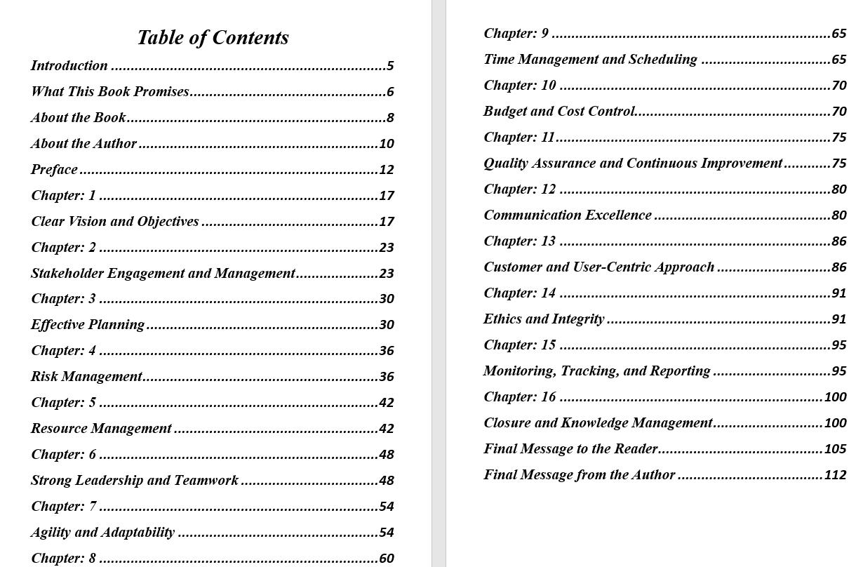 The 16 Principles of Project Management - Etsy