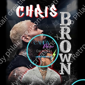 Chris Brown Breezy Bowl Tour 2025 PNG: Concert T-Shirt Design (Digital Download)