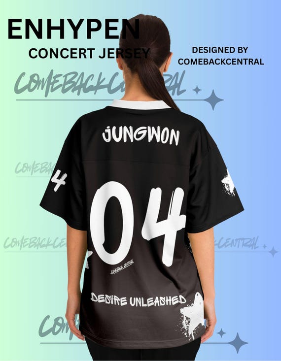 OUTSIDE ENHYPEN Concert Jersey Kpop JUNGWON Engene Desire