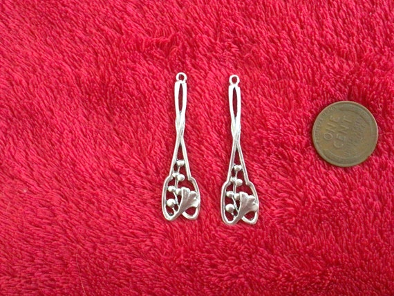 ALL Solid Sterling silver 1900s Art Nouveau filig… - image 2