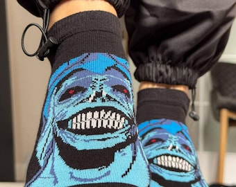 Solo Leveling Socks – Statue of God Design | Anime Socks for Otaku Fans