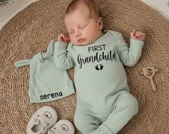 First Grandchild Baby Bodysuit, New Grand Baby Gift, Gift for New Grandparent, Baby Clothes for Grandpa, Grandmas Baby Clothes
