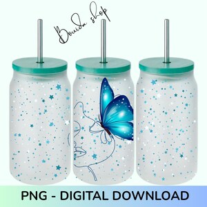 Cute women Png Glass Wrap, women Libbey Glass Wrap, 16 Oz Glass Can Wrap, Glass Tumbler Wrap, Glass Can Sublimation, transparent background