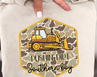 Southern Boy truck PNG, camo southern boy design, pushin dirt sublimation design, local southern boy truck png, camo southern boy truck png