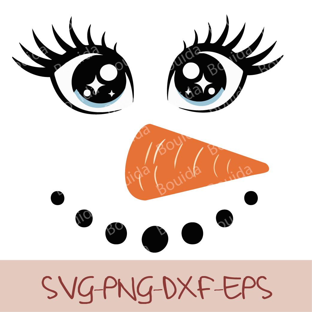 Snowman Svg Bundle, Snowman Face Bundle , Christmas Svg , Snowman Girl ...