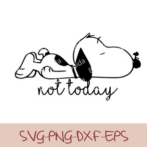 Snoopy SVG-paket: Jordnötter tecknad Clipart för Cricut (digital nedladdning) bild 4