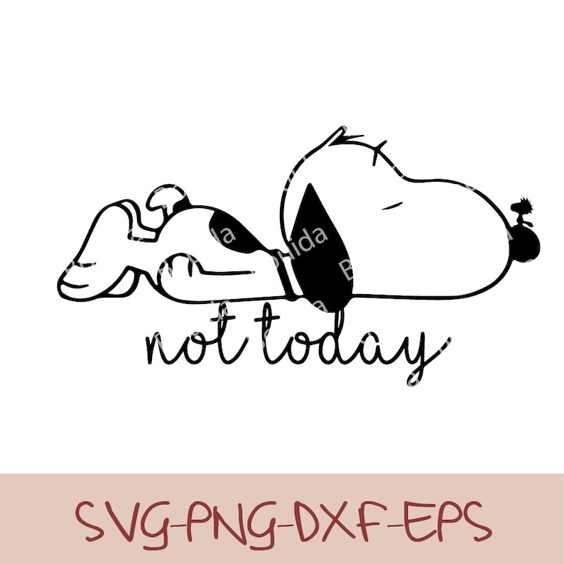Snoopy SVG-paket: Jordnötter tecknad Clipart för Cricut (digital nedladdning) bild 4