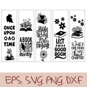 Bookmark SVG Bundle, bookmark png, funny bookmark svg, bookmark template svg, books svg, retro book svg, reading svg, Bookmark Quote svg