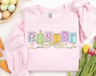 Preppy Coquette Easter Png, Easter Pastel Png, Happy Easter Png, Girls Easter Png, Easter Shirt Design, Spring Sublimation, Instant Download