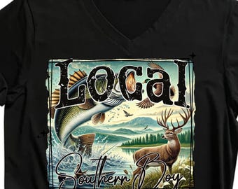 Southern Boy Fishing PNG, local southern boy png, southern png, Country Fisherman Sublimation Design, Rustic Hunting, Southern Boy Camo