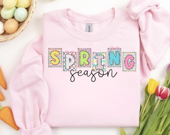 Spring Season png, Spring Coquette bow PNG, Preppy spring png, spring season png, glitter easter png, Easter Coquette png, Retro Spring Png