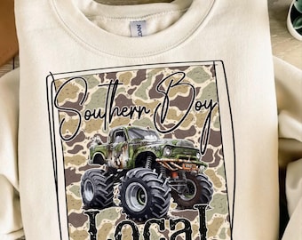 Camo southern boy png, monster truck Southern Boy Png, Camouflage hunting Png, local hunting Png, local southern Boy Png, Hunter Camo truck
