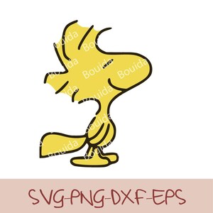 Snoopy SVG-paket: Jordnötter tecknad Clipart för Cricut (digital nedladdning) bild 6