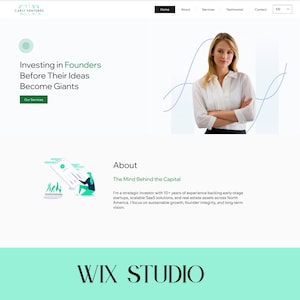 Personal Finance Coach Website Template Wix Coaching Website Design Life Coach Website Landing Page Wix Studio Website Consulting Business