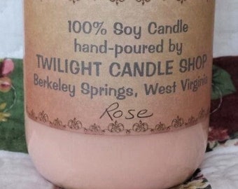 CLEARANCE SALE!  Mason jar soy candles (12 oz) hand poured by Twilight Candle Shop in West Virginia (limited supplies)