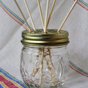 ON SALE: Fragrance Oil Reed Diffuser Kit with embossed mason jar