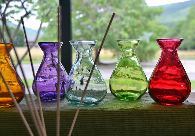 ON SALE: Rattan Reeds Diffuser Kit with teardrop glass jar, custom fragrance image 1