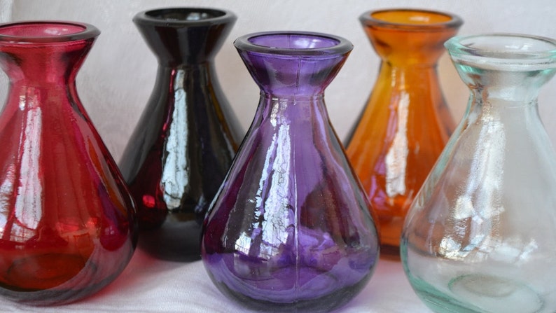 ON SALE: Rattan Reeds Diffuser Kit with teardrop glass jar, custom fragrance image 3