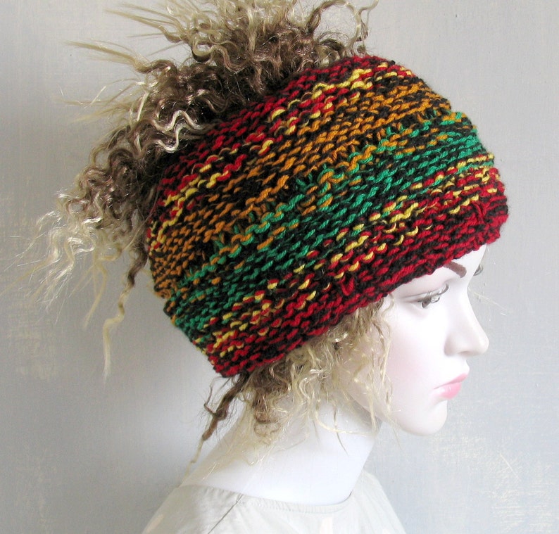 dread band tube hat Hair Accessories Wrap Knit Dreadlocks accessory Mens dreadlock tube hat Womens Hat plain hair wrap