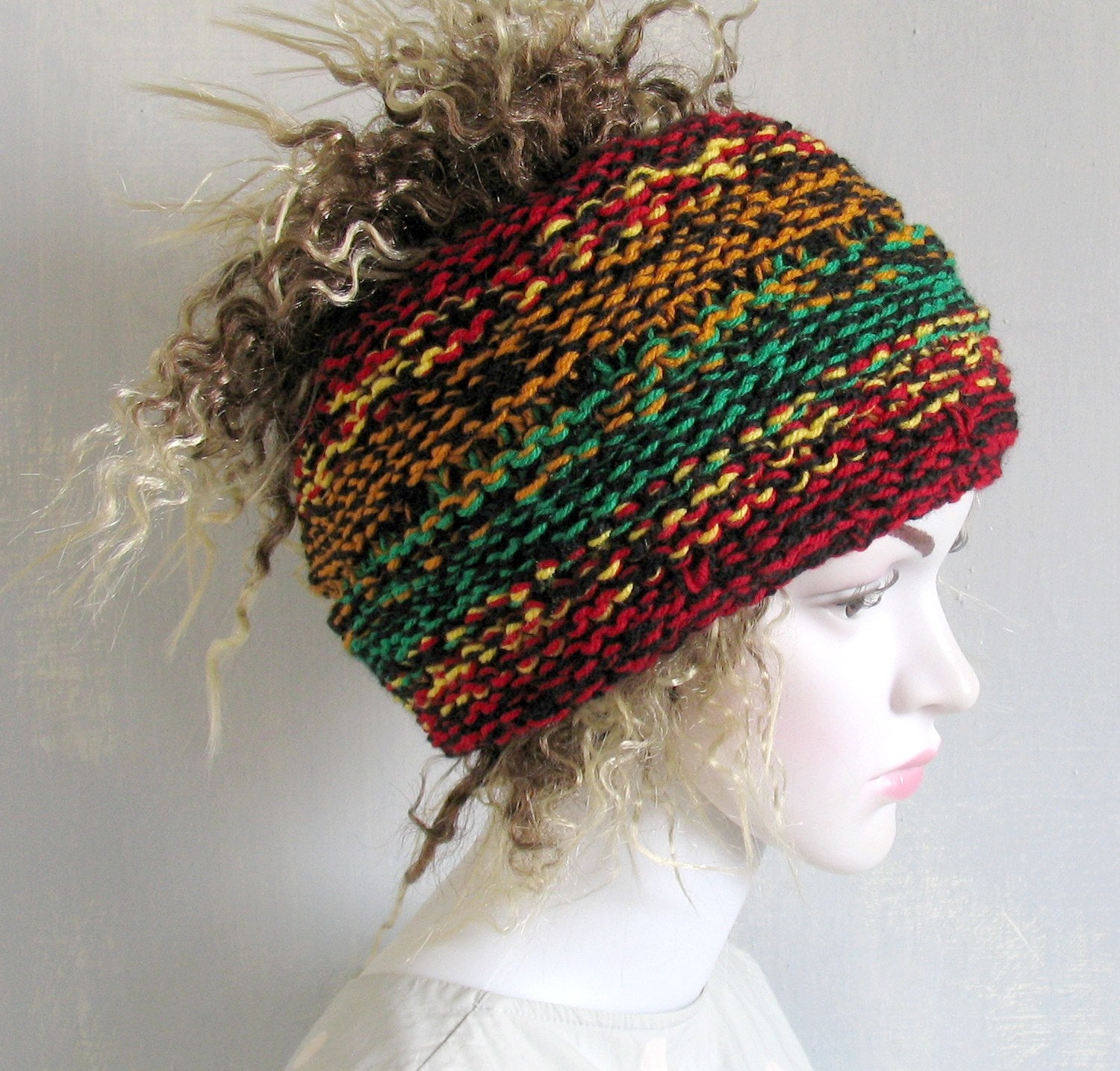 Knit Dreadlocks accessory Mens dreadlock tube hat Womens Hat Etsy