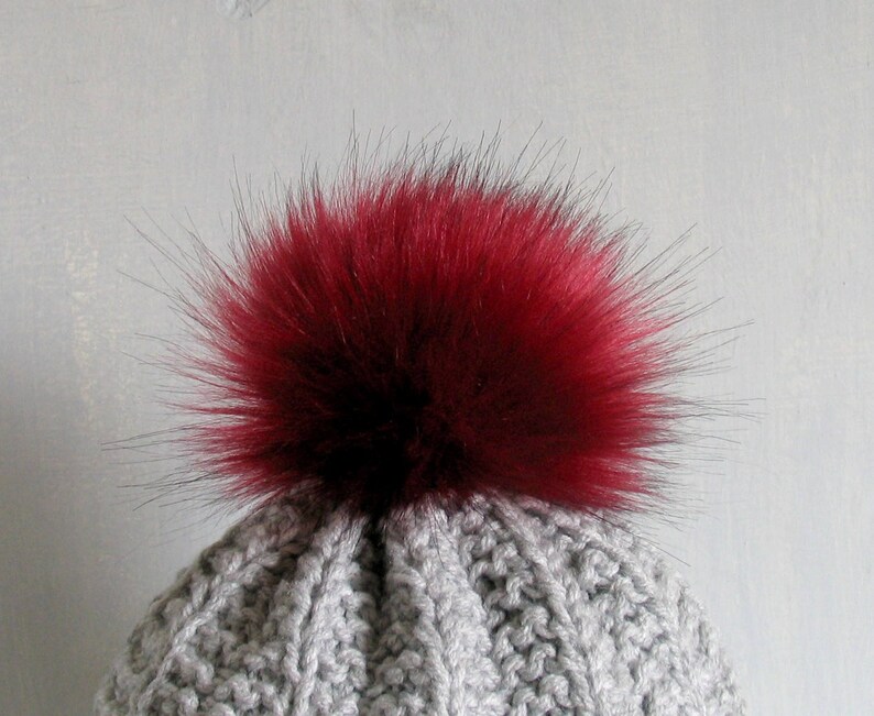 2-7.9 Large Spare Bobble Faux Fur Pom Pom Bobble for Hat Large Detachable PomPom Pom Pom Pompons en Fourrure in Fur Women winter Hat