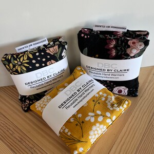 Cuscinetti riscaldanti riutilizzabili, fiori autunnali, scaldamani, borsa calda e fredda, rivestimento rimovibile, zero sprechi, ecologici, lavabili, utilizzabili nel microonde