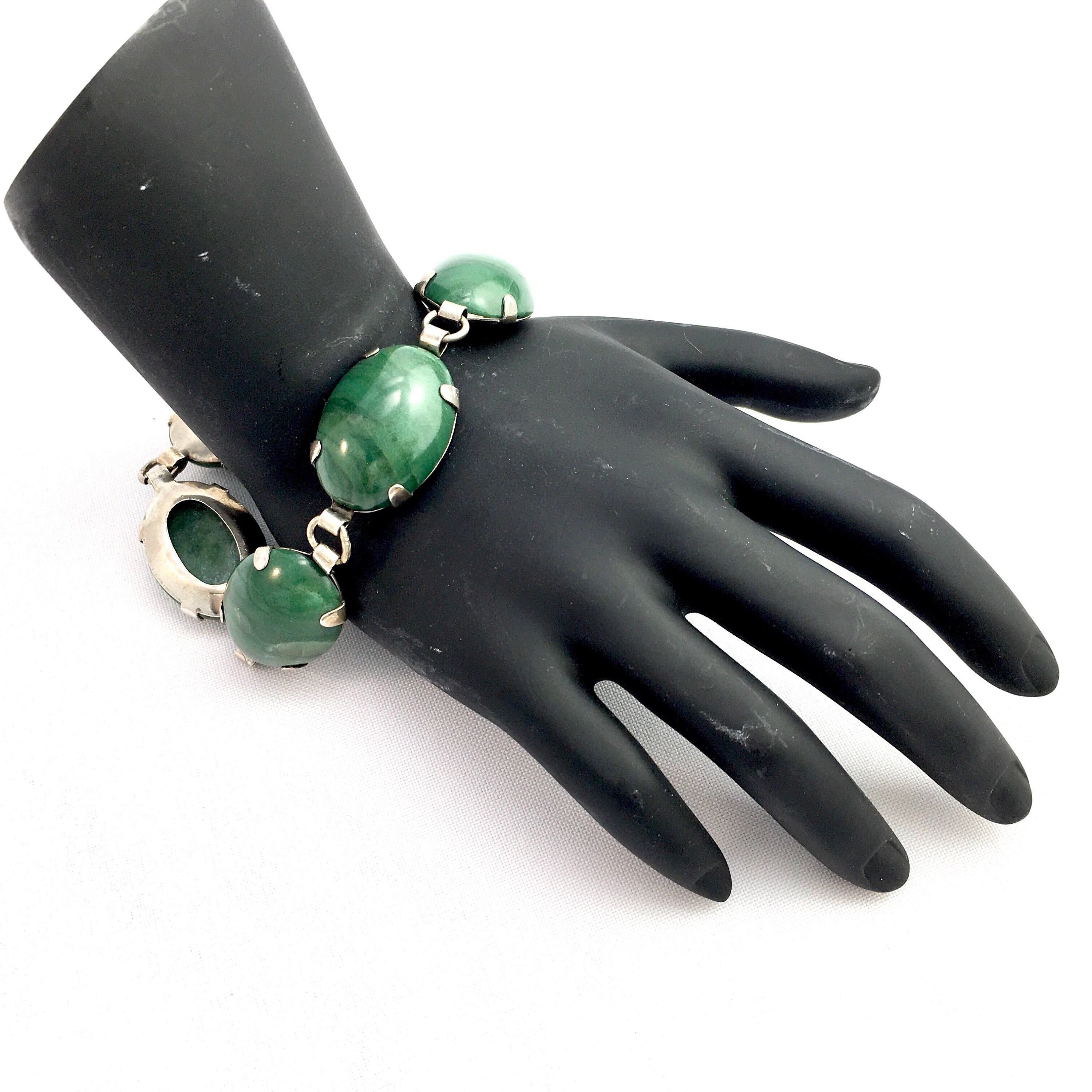 Bracelet Rétro Années 70 Semi-rigide – Perles Hippies Baba Cool – Original Vintage