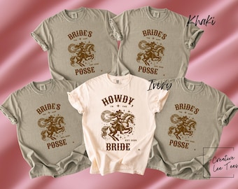 Matching Western Bridal Party Shirt | Country Bachelorette Party Matching Shirts | Cowgirl Bridal Western Bachelorette Shirt for Bridesmaids