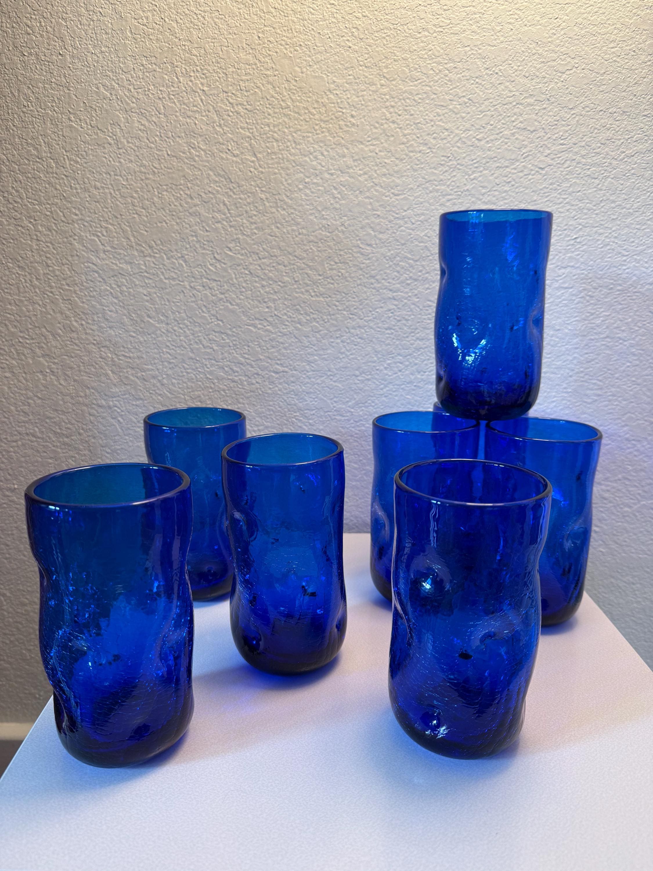 希少なヴィンテージ BLENKO ブレンコガラス USA製 希少なアメジスト色