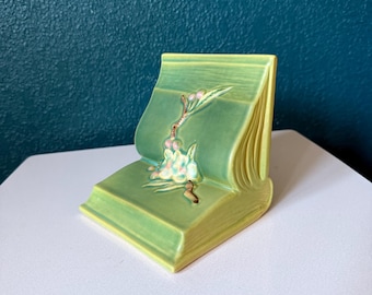 Vintage Antique Roseville Bookend - Single